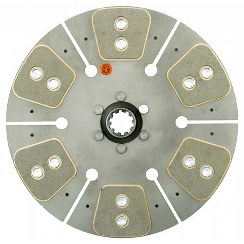 R26466 HD6 12" Transmission Disc, 6 Pad, w/ 1-1/4" 10 Spline Hub - New