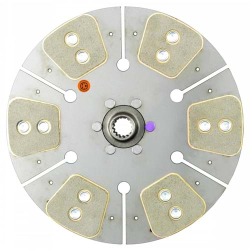 R30451 HD6  12" Transmission Disc, 6 Pad, w/ 1" 15 Spline Hub - New