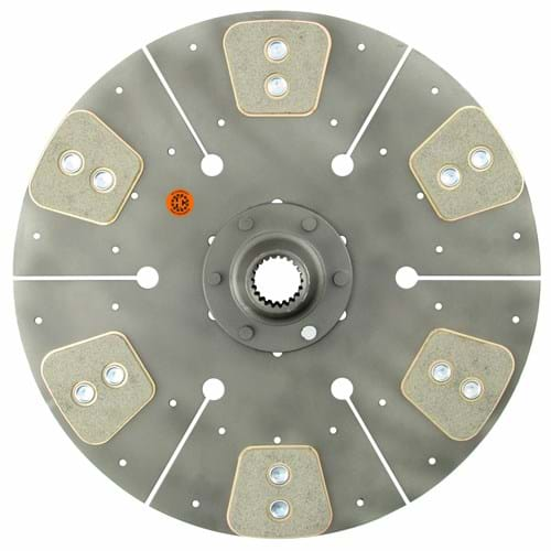 R43117 HD6 15" Transmission Disc, 6 Pad, w/ 1-3/8" 21 Spline Hub - Reman