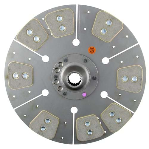 R43117 HD8 15" Transmission Disc, 8 Pad, w/ 1-3/8" 21 Spline Hub - Reman