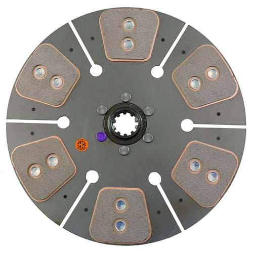 R78424 HD6 12" Transmission Disc, 6 Pad, w/ 1-1/4" 10 Spline Hub - New