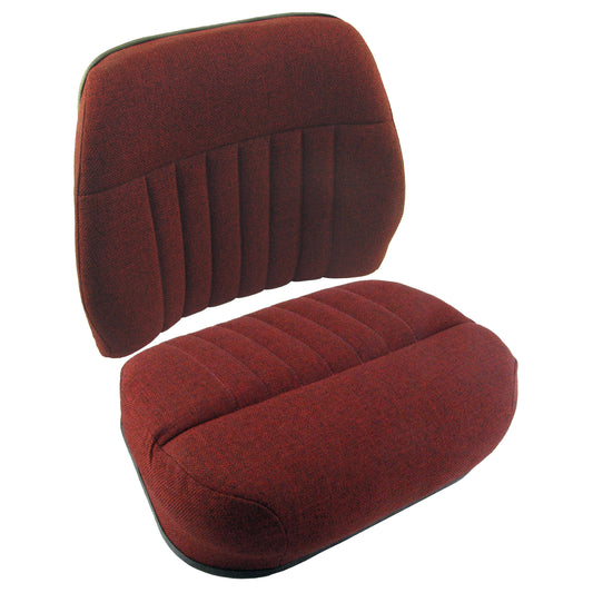 S118581 Cushion Set, Red Fabric, Deluxe Style - (2 pc.)