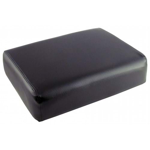 S1990624 Seat Cushion, Black Vinyl, w/ Wood Core