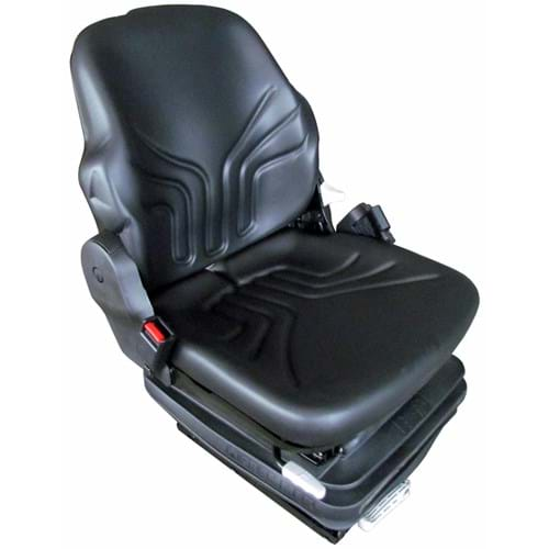 S8301452 Grammer Mid Back Seat, Black Vinyl w/ Mechanical Suspension