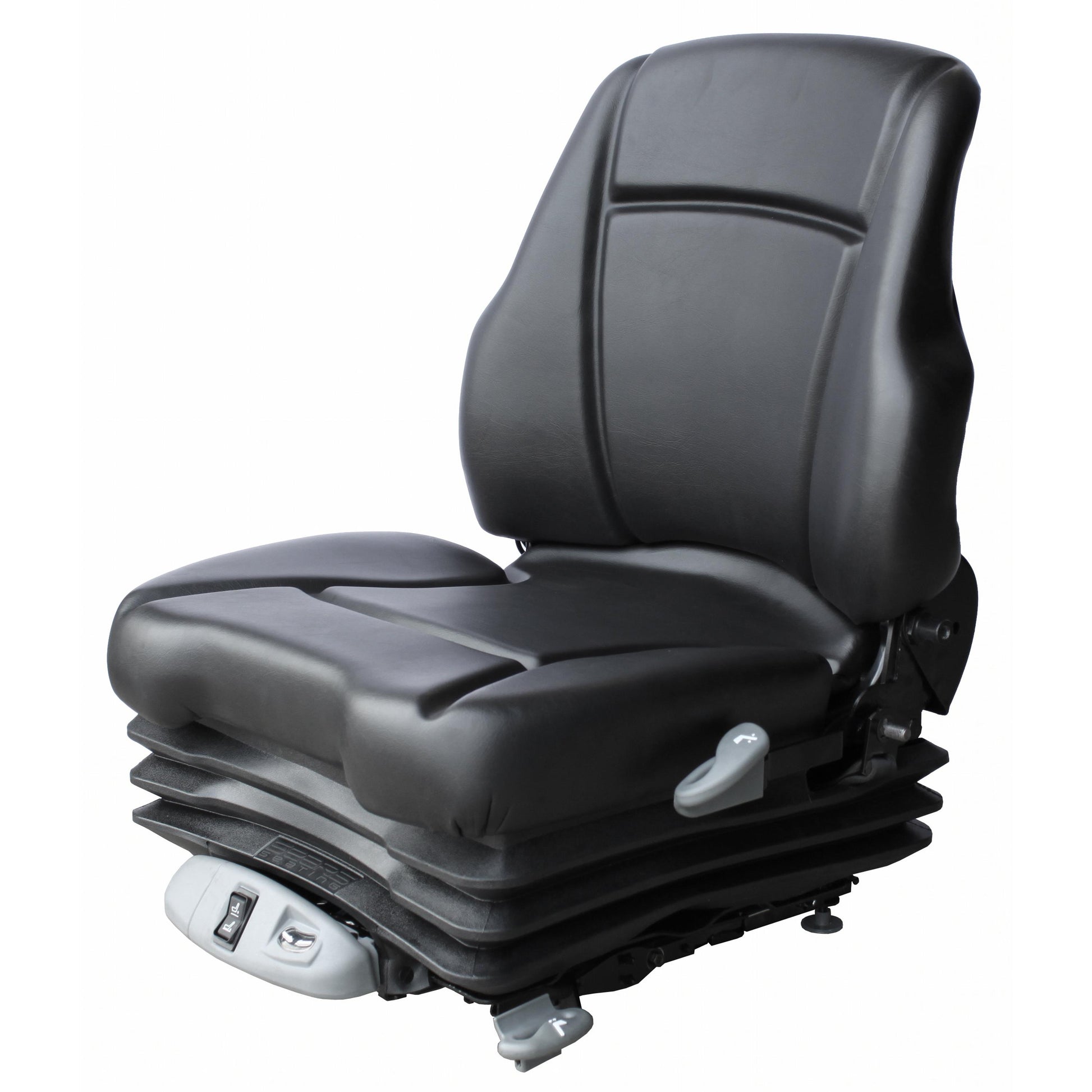 S8302049 Sears Low Back Seat, Black Vinyl w/ Air Suspension