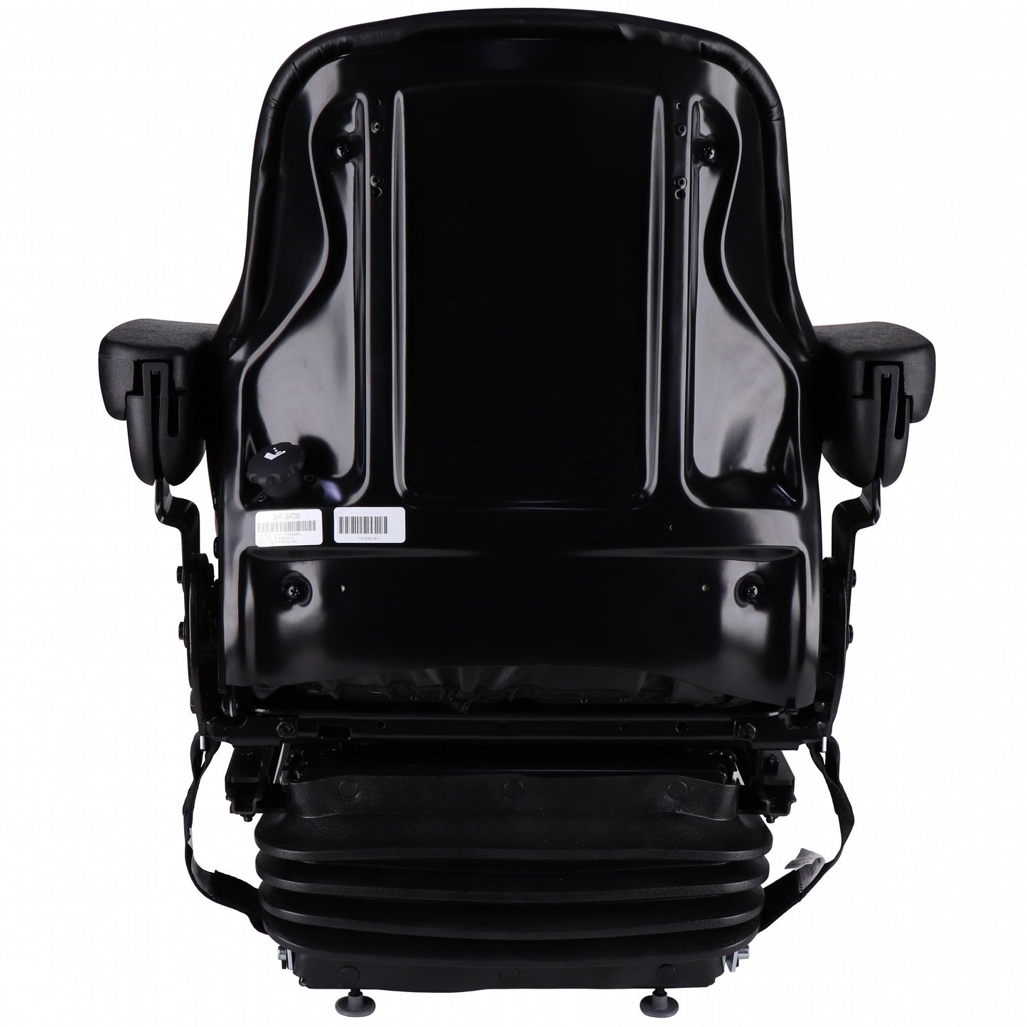 S8302273 Sears Mid Back Seat, Black Vinyl Seat, w/ Mechanical Suspension