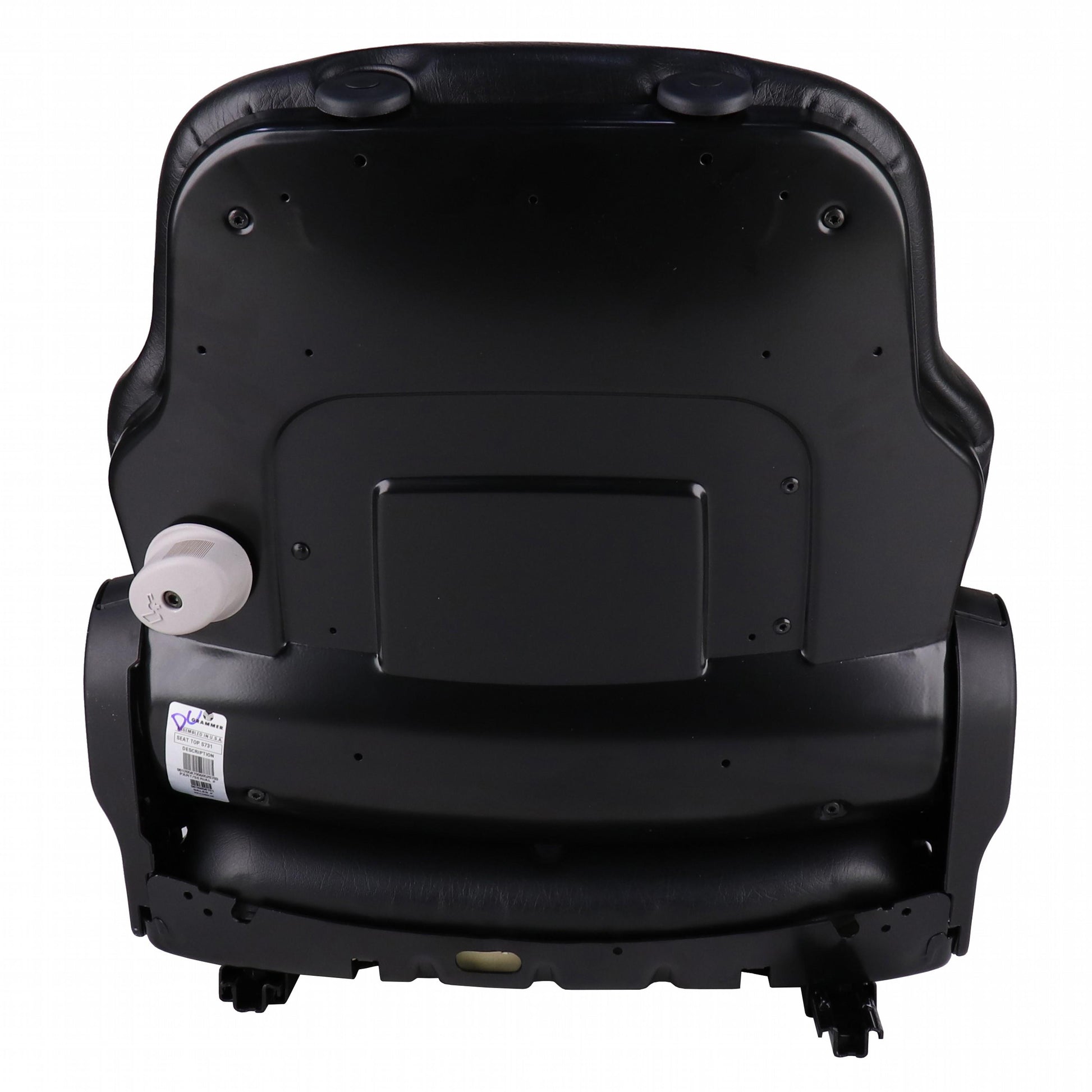 S8302297 Grammer Mid Back Seat, Black Vinyl