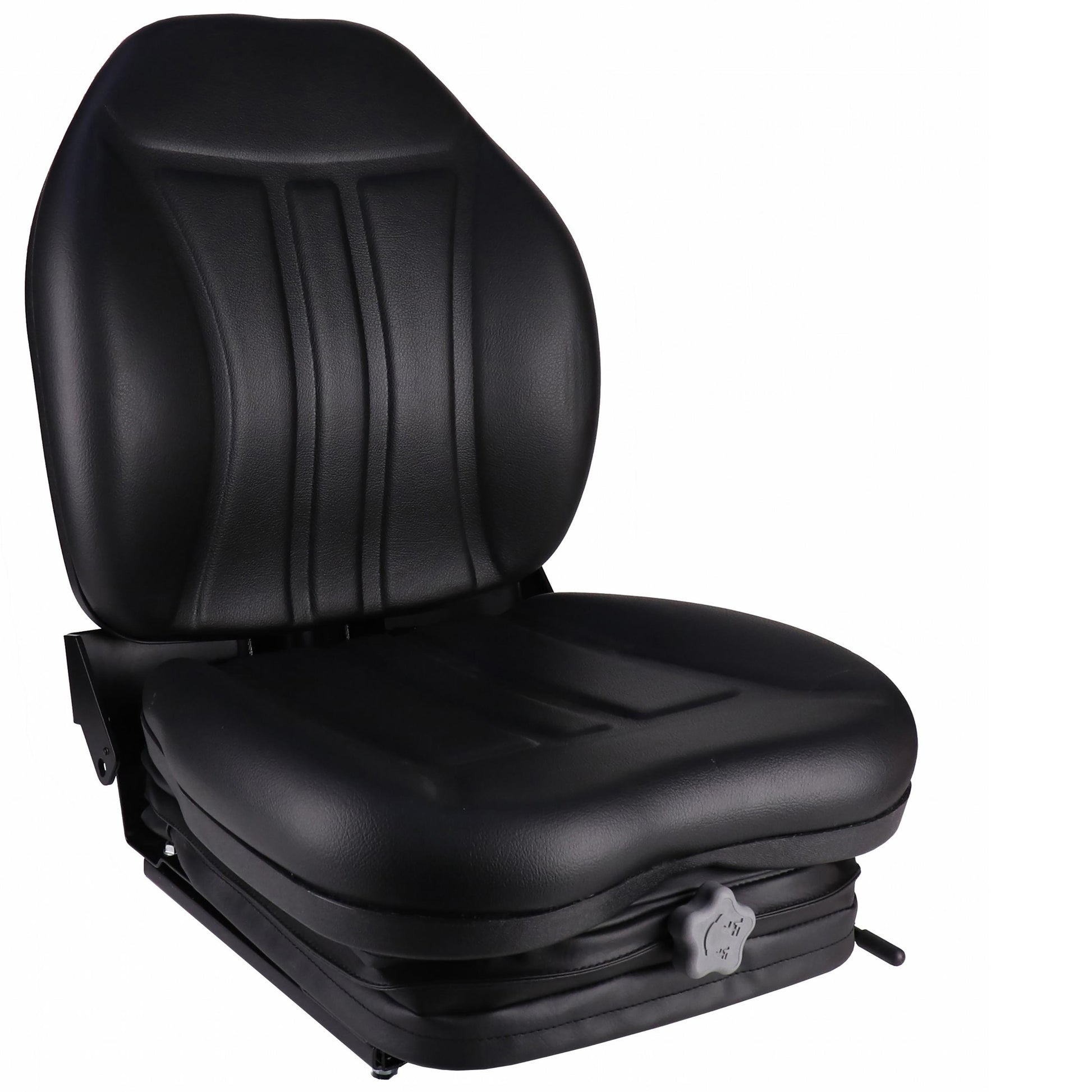 S8302310 High Back Seat, Black Vinyl w/ Integrated Suspension