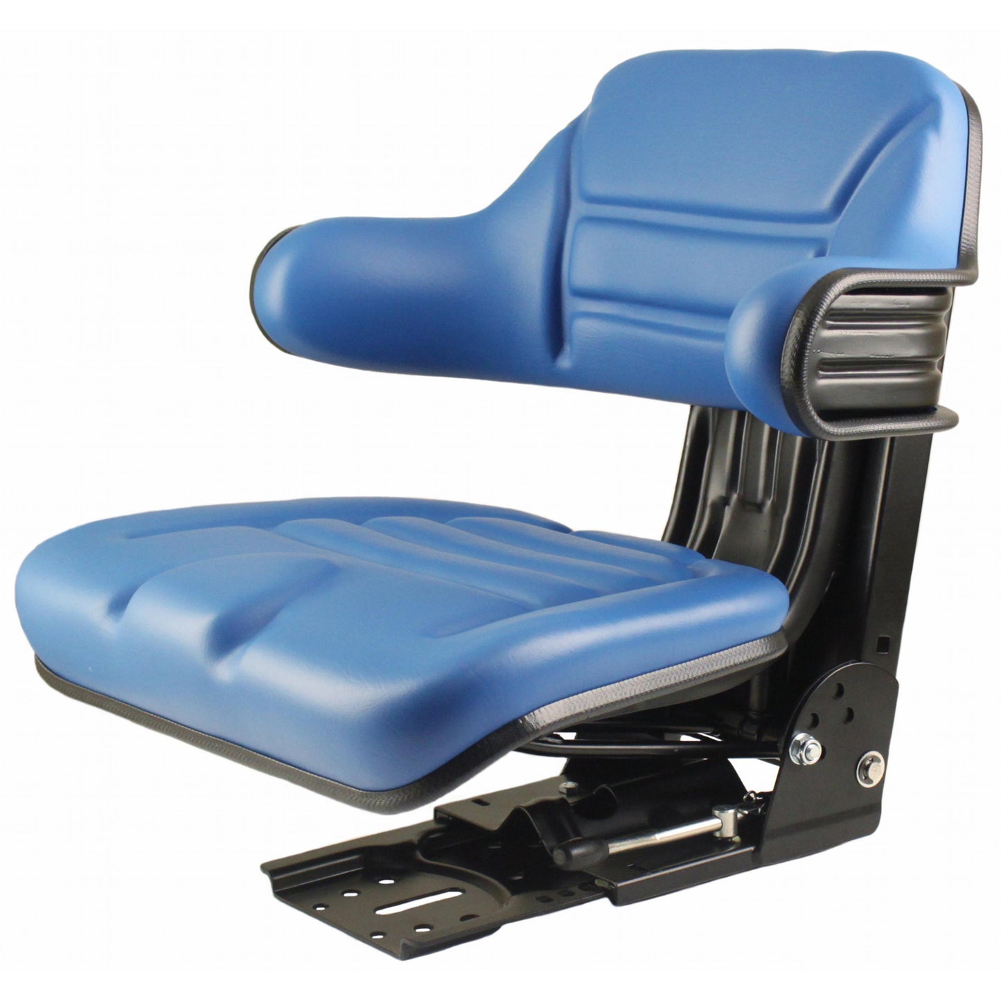S830686 Wrap-Around Seat, Blue Vinyl w/ Mechanical Suspension