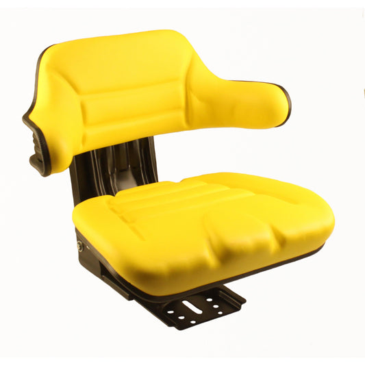 S830688 Wrap-Around Seat, Yellow Vinyl w/ Mechanical Suspension
