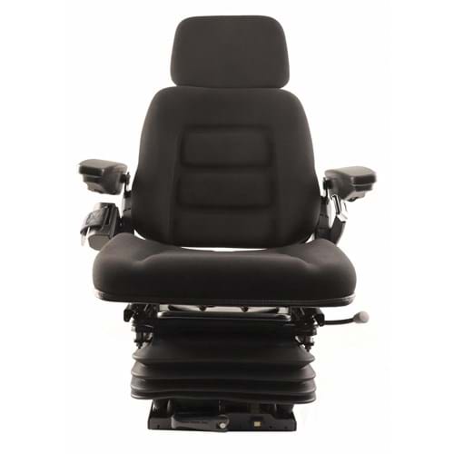 S830796 High Back Seat, Black Fabric w/ Mechanical Suspension