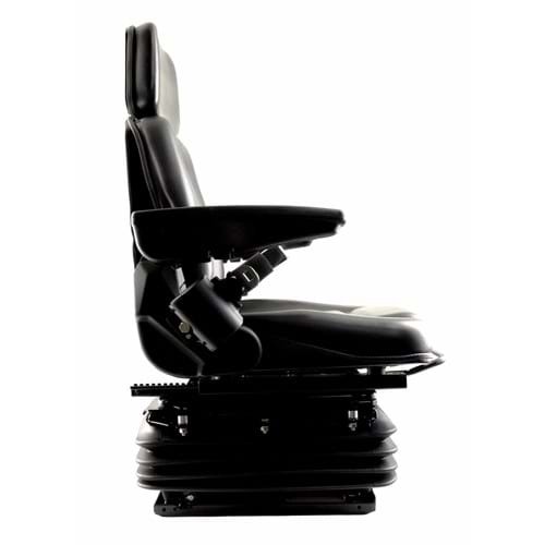 S830809 High Back Seat, Black Vinyl w/ Mechanical Suspension