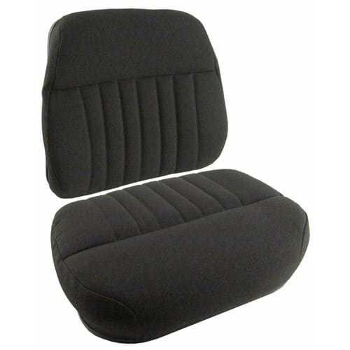 SA139350 Cushion Set, Black Fabric - (2 pc.)