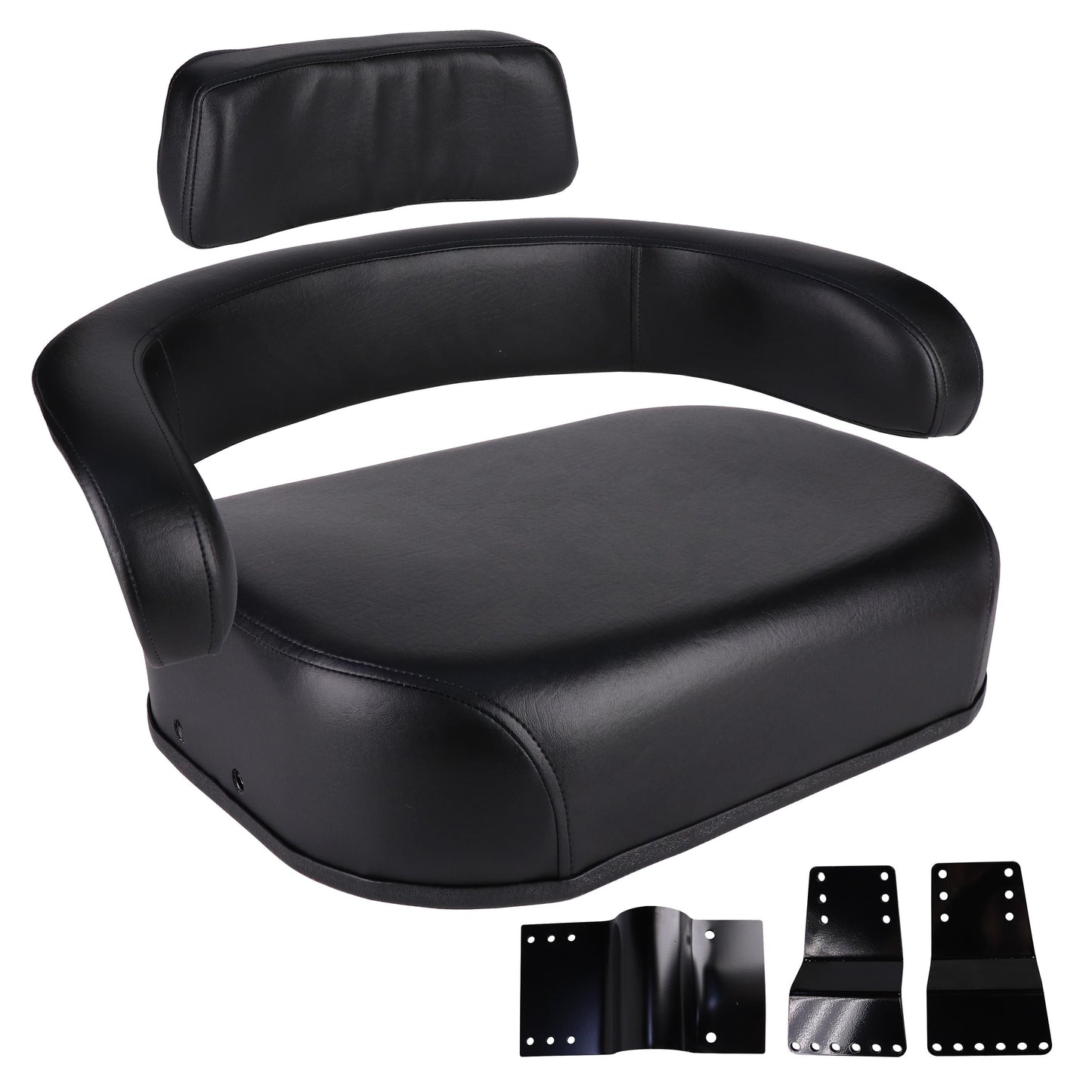 SA66655BU Wrap-Around Seat, Black Vinyl