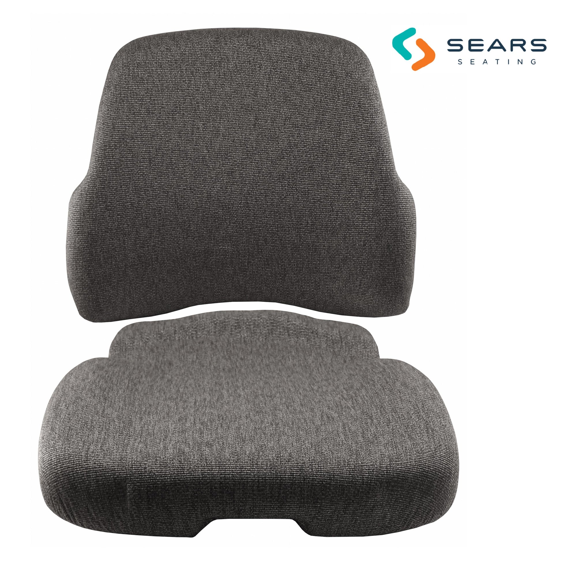 SA87347872 Cushion Set, Gray Fabric, Genuine Sears w/o Heat Switch - (2 pc.)