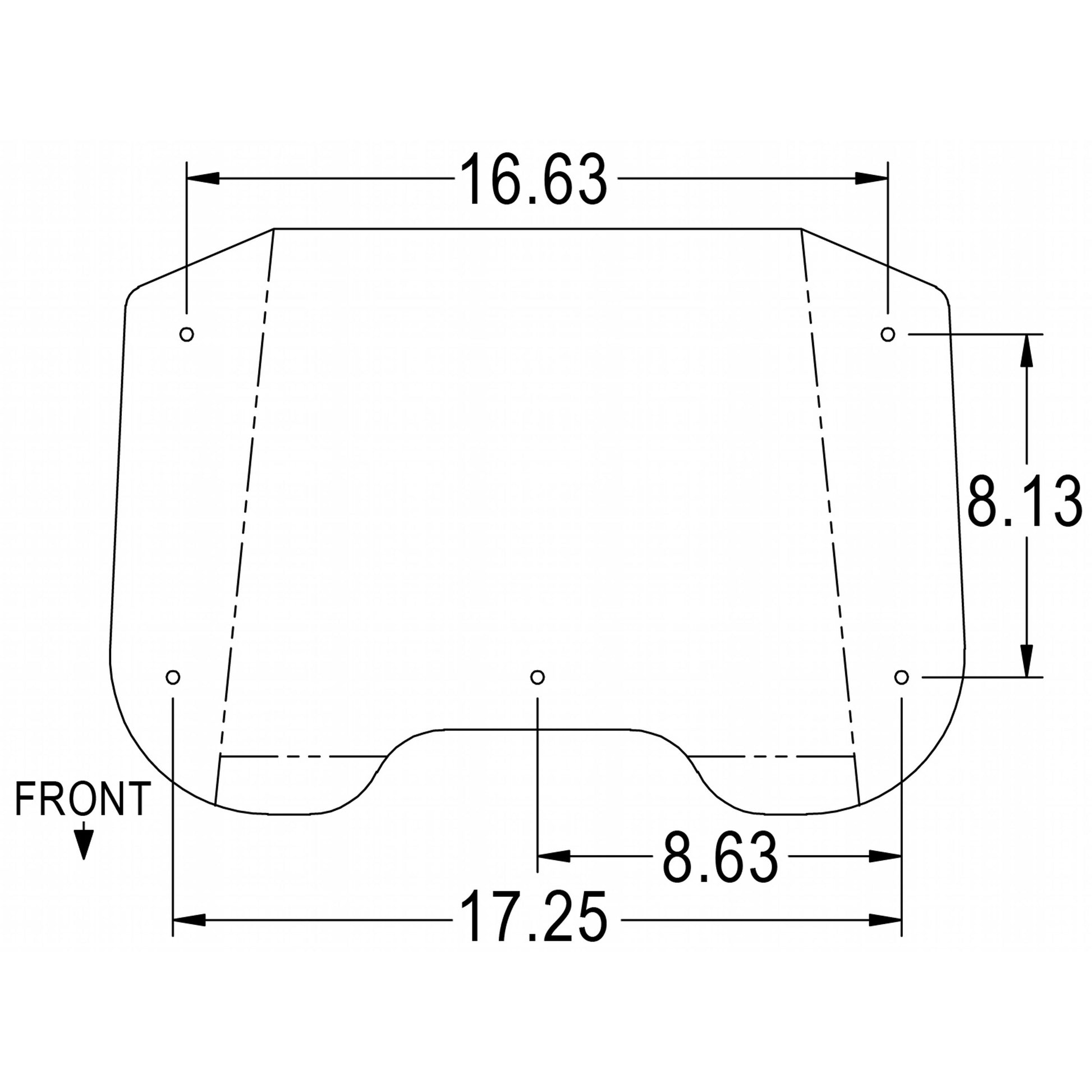 SD243509 Cushion Set, White Vinyl - (3 pc.)
