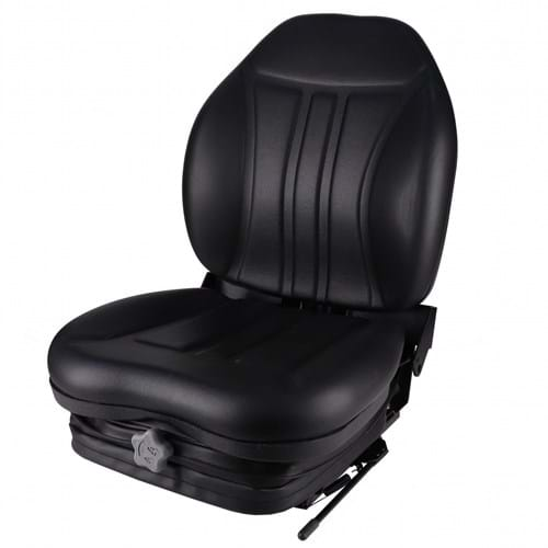 SK8301744 High Back Seat, Black Vinyl w/ Integrated Suspension