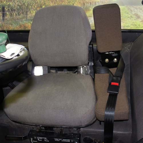 SR8301678 Side Kick Seat for John Deere 30, 40 & 50 Series, Kayak Brown Fabric
