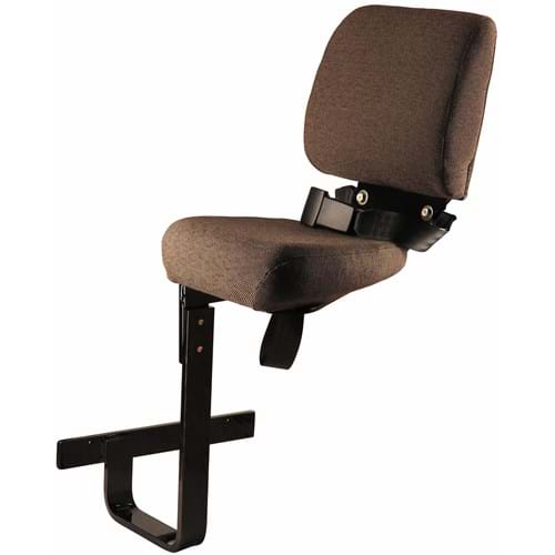 SR830513 Side Kick Seat for John Deere 8000, 8010, 8020 Series, Dark Brown Fabric