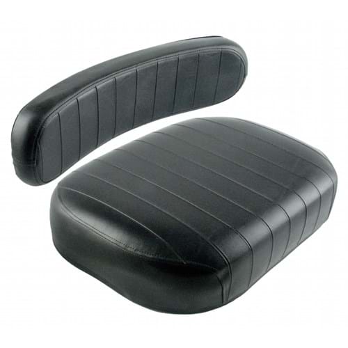 SW104312E Cushion Set, Black Embossed Vinyl, Pipe Style Frame - (2 pc.)