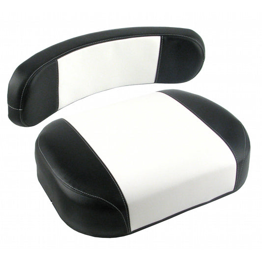 SW104312 Cushion Set, Black & White Vinyl - (2 pc.)