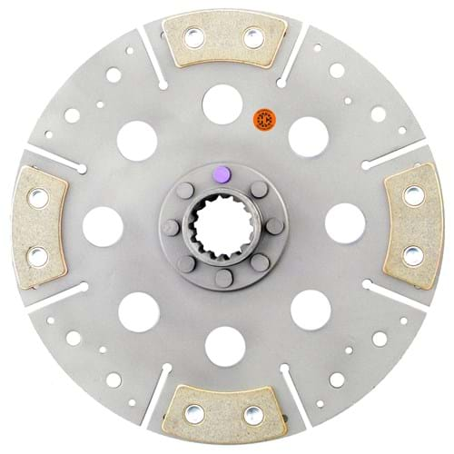 U5016026 10-3/4" Transmission Disc, 4 Pad, w/ 1-9/16" 14 Spline Hub - Reman