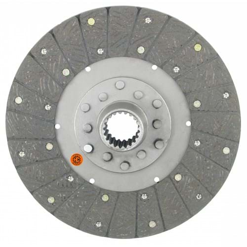 W13874 12" Transmission Disc, Woven, w/ 1-3/4" 20 Spline Hub - Reman