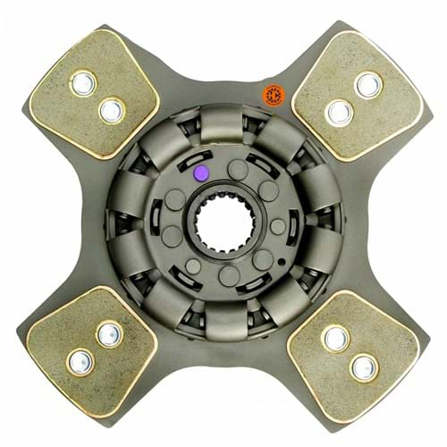 W163935 HD4 12" Transmission Disc, 4 Pad, w/ 1-1/2" 19 Spline Hub - Reman