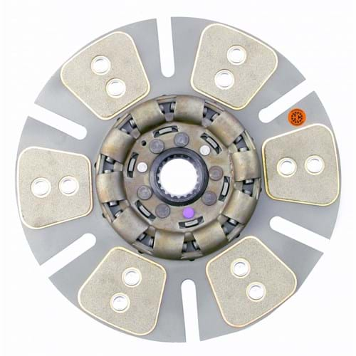 W163935 HD6 12" Transmission Disc, 6 Pad, w/ 1-1/2" 19 Spline Hub - Reman