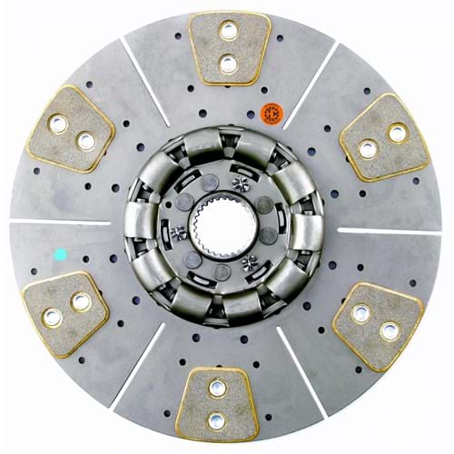 W164008 13" Transmission Disc, 6 Pad, w/ 1-3/4" 27 Spline Hub - Reman