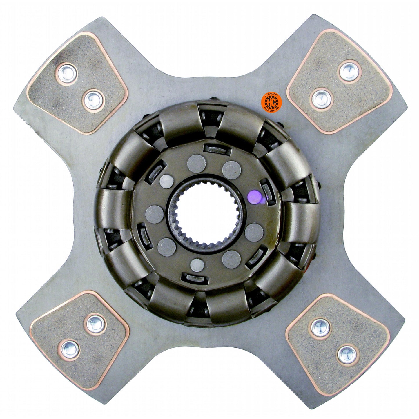 W165356 12" Transmission Disc, 4 Pad, w/ 1-3/4" 27 Spline Hub - Reman