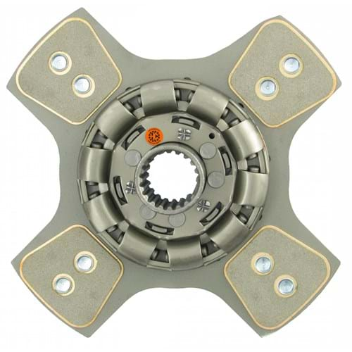 W29113 HD4 12" Transmission Disc, 4 Pad, w/ 1-3/4" 20 Spline Hub - Reman