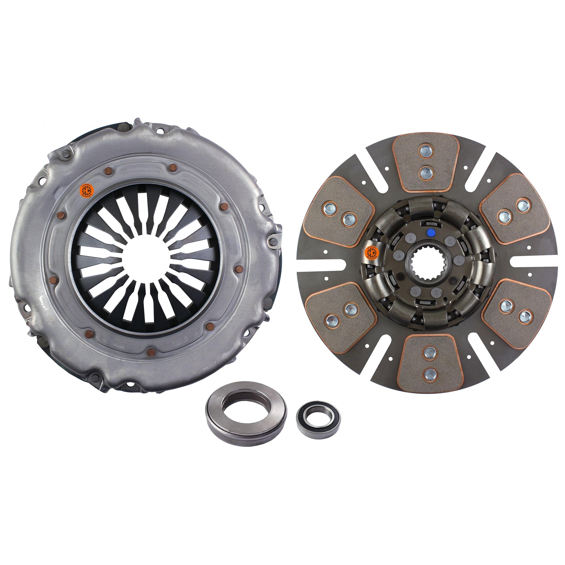 W830982 12" Diaphragm Clutch Kit, w/ 6 Large Pad Disc & Bearings - Reman