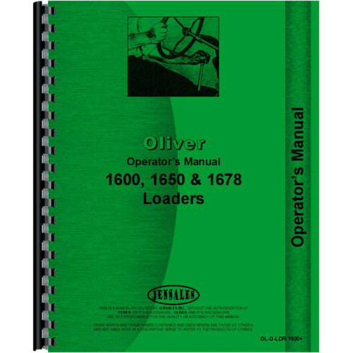 OL-O-LDR 1600 Loader Attachment Operators Manual