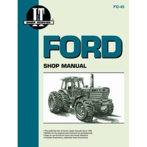 FO-S-FO45 Ford TW 15 Tractor Service Manual (Shop)