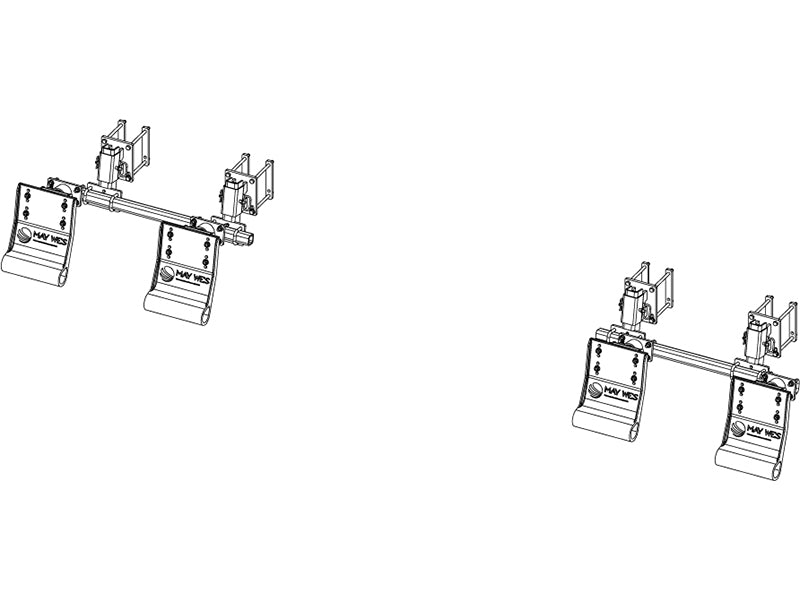 84625 4 Row – G4 Stalk Stompers Kit W/ Toolbar John Deere 600/700 Series