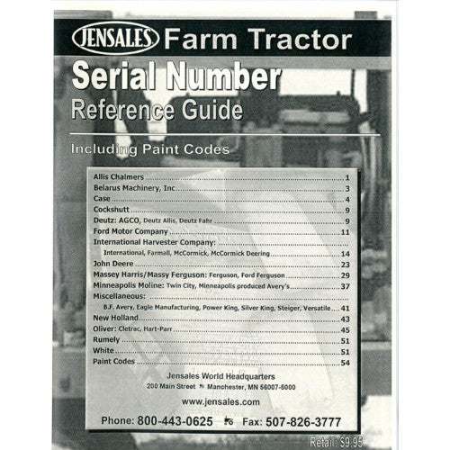 MI-S-SER# Serial Number Reference Guide