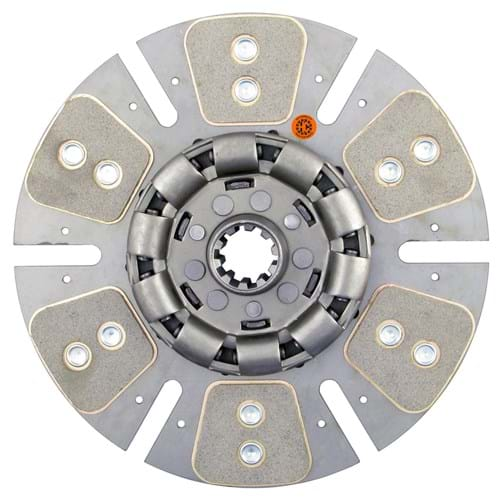 359168 HD6  12" Transmission Disc, 6 Pad, w/ 1-1/2" 10 Spline Hub - Reman