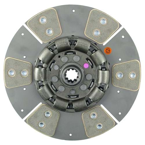 388625 HD6 11" Transmission Disc, 6 Pad, w/ 1-3/32" 10 Spline Hub - Reman