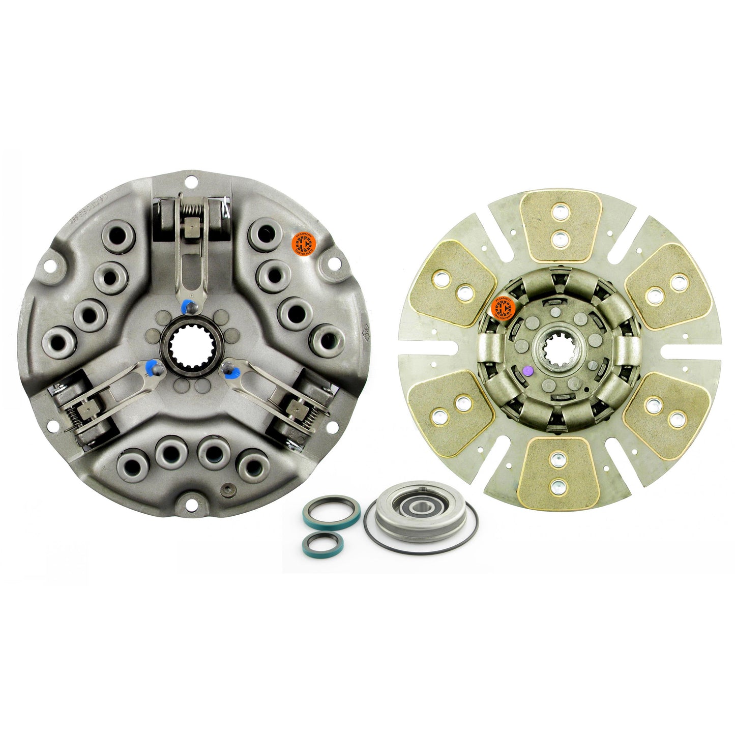 405300 KIT 12" Single Stage Clutch Kit, w/ 6 Large Pad Disc, Bearings & Seals - New