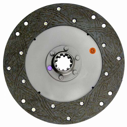 52848 11" Transmission Disc, Woven, w/ 1-1/2" 10 Spline Hub - Reman