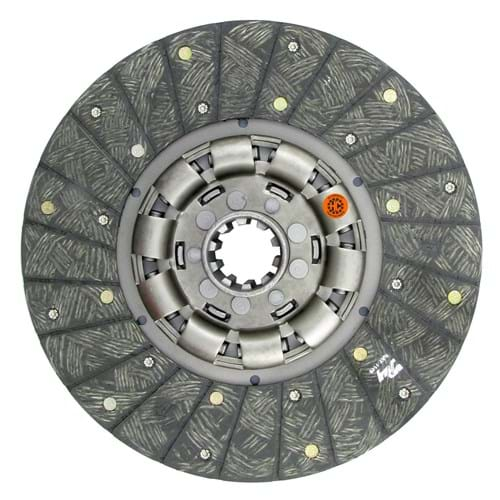 633360  12" Transmission Disc, Woven, w/ 1-3/4" 10 Spline Hub - Reman