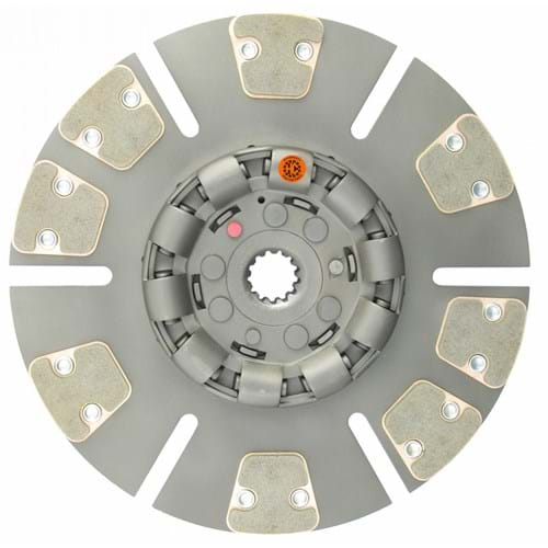 67736 14" Transmission Disc, 8 Pad, w/ 1-3/8" 13 Spline Hub - Reman