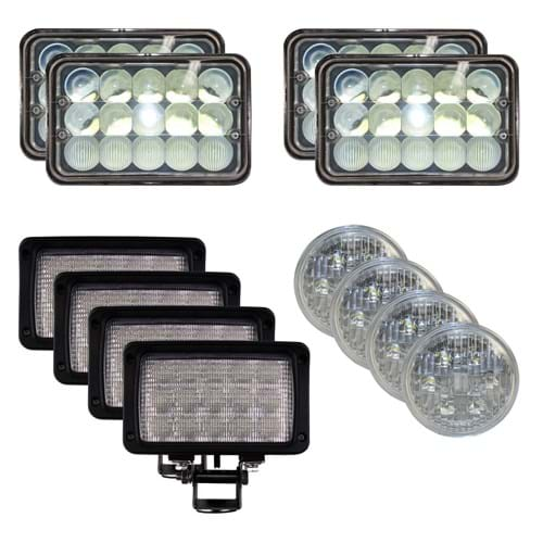 8302327 Complete LED Hi-Lo & Flood Beam Light Kit for JD Tractors (Pkg. of 12)