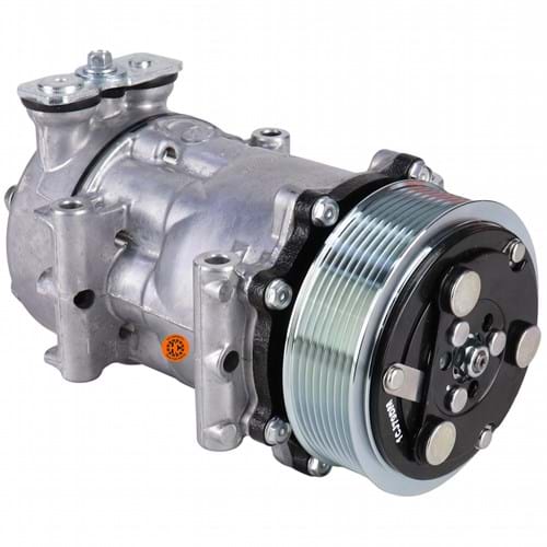 8804042 Genuine Sanden SD7H15 Compressor, w/ 8 Groove Clutch - New