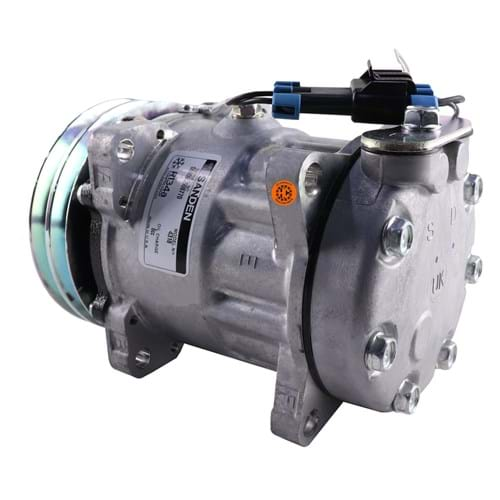 8804318 Genuine Sanden SD7H15 Compressor, w/ 2 Groove Clutch - New 8804318