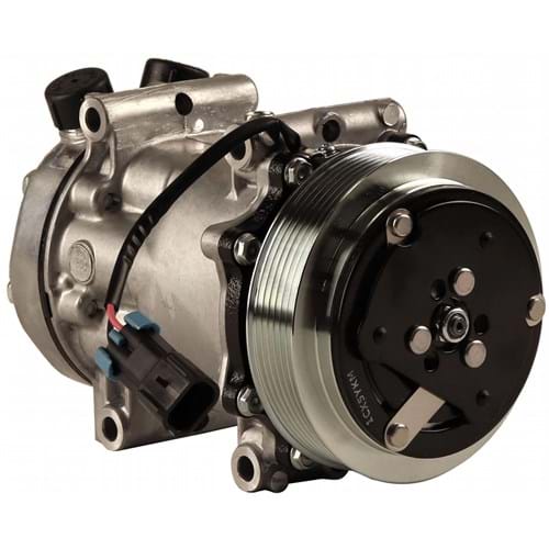 8804756 Genuine Sanden SD7H15HD Compressor, w/ 6 Groove Clutch - New