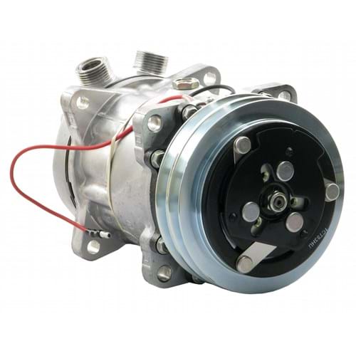 8814525 Genuine Sanden SD5H14 Compressor, w/ 2 Groove Clutch - New