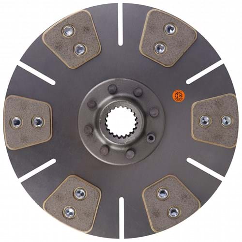 F400471 11" Transmission Disc, 6 Pad, w/ 1-3/8" 19 Spline Hub - Reman