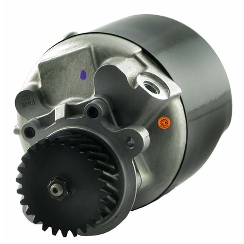 FE6NN3K514PA99M Steering Pump, w/ Reservoir & Relief Valve